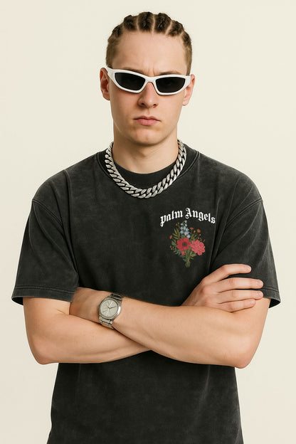 Men‘s Palm Angels Floral Graphic Tee
