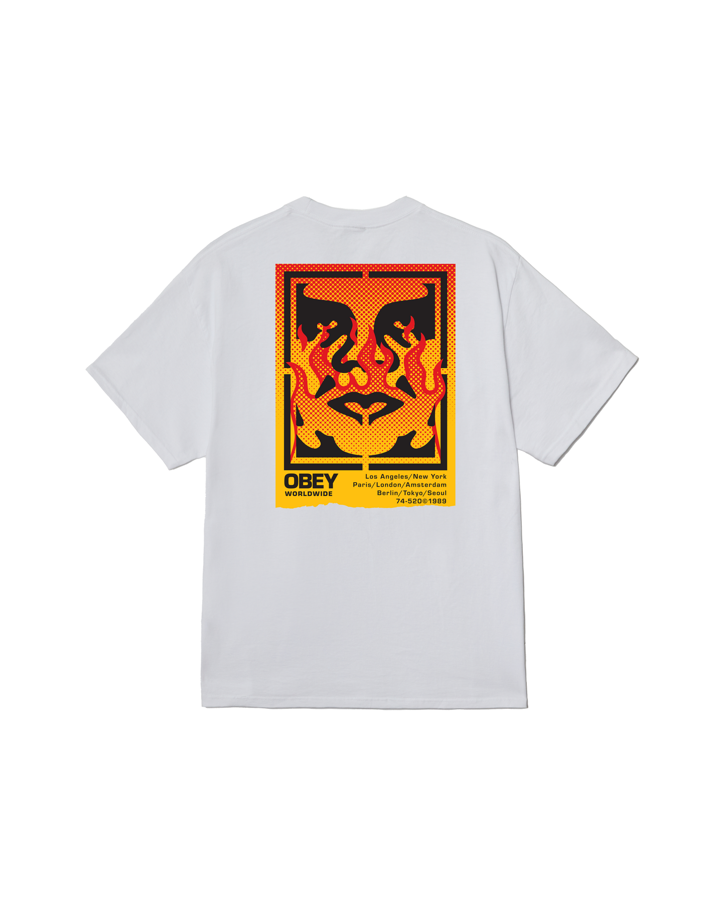 ICON STENCIL FLAME CLASSIC T-SHIRT