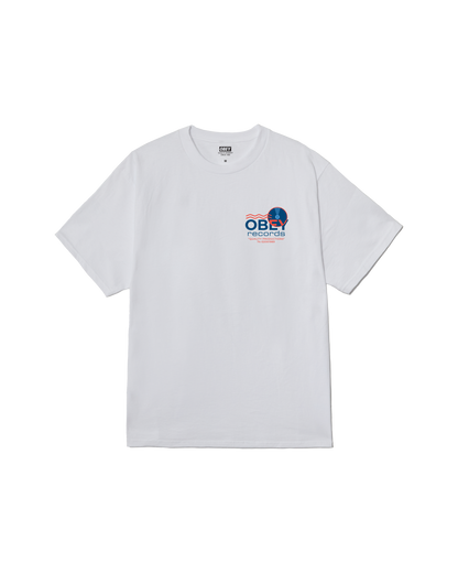 OBEY RECORDS SOUND WAVES CLASSIC T-SHIRT