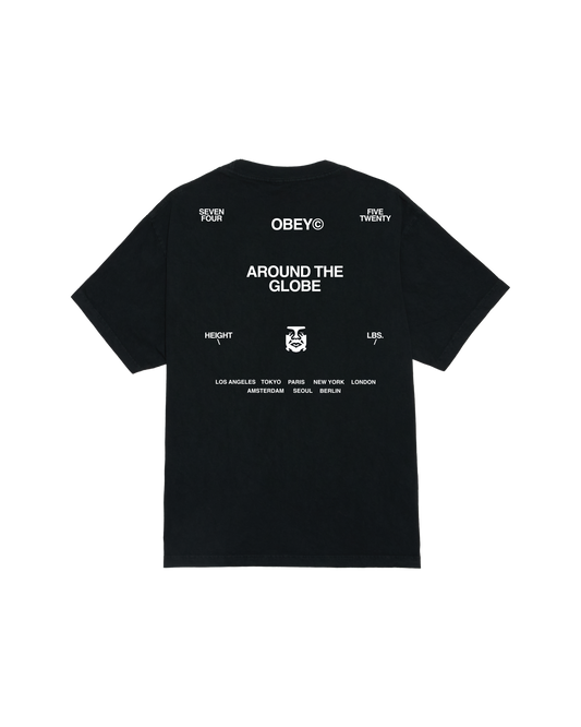 AROUND THE GLOBE PIGMENT T-SHIRT