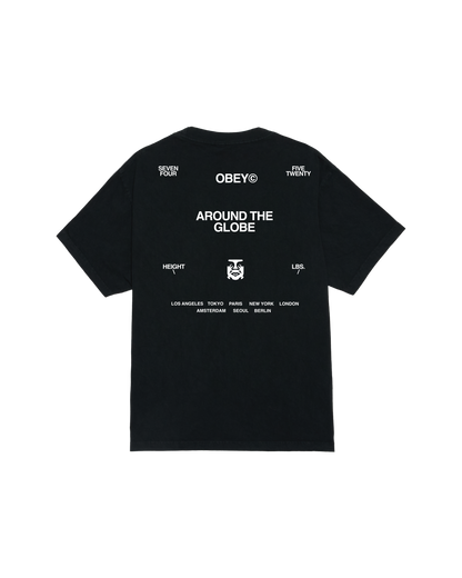 AROUND THE GLOBE PIGMENT T-SHIRT