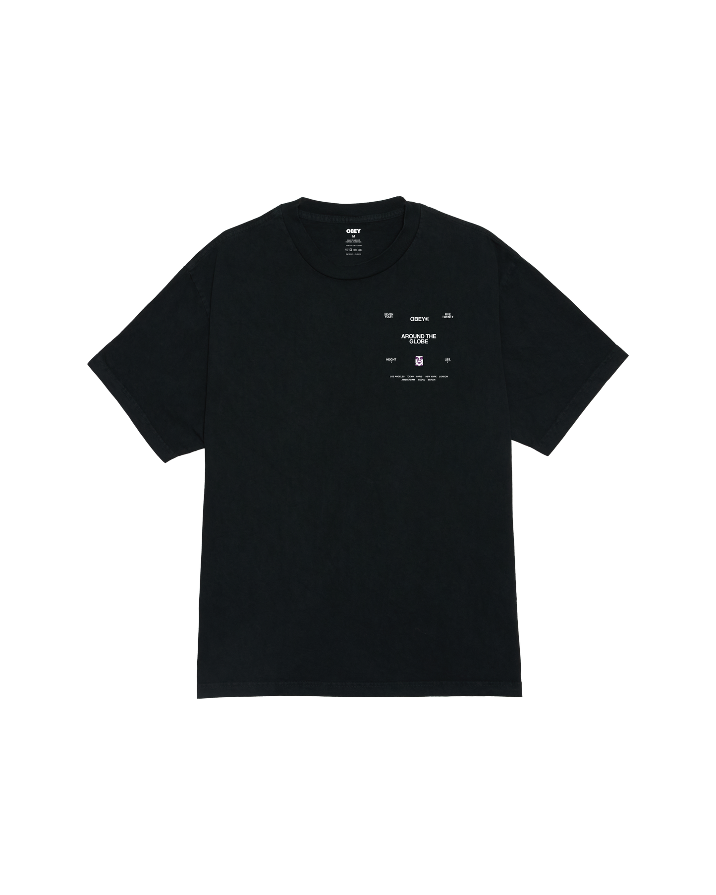 AROUND THE GLOBE PIGMENT T-SHIRT