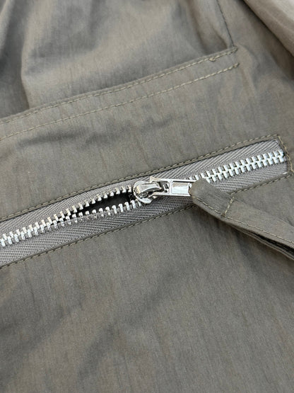 Fost Fish Women's Drawstring Cargo Pants with Zipper Pockets