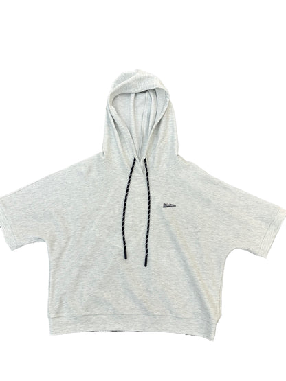 Fost Fish Women's Short Sleeve Hoodie with Drawstring