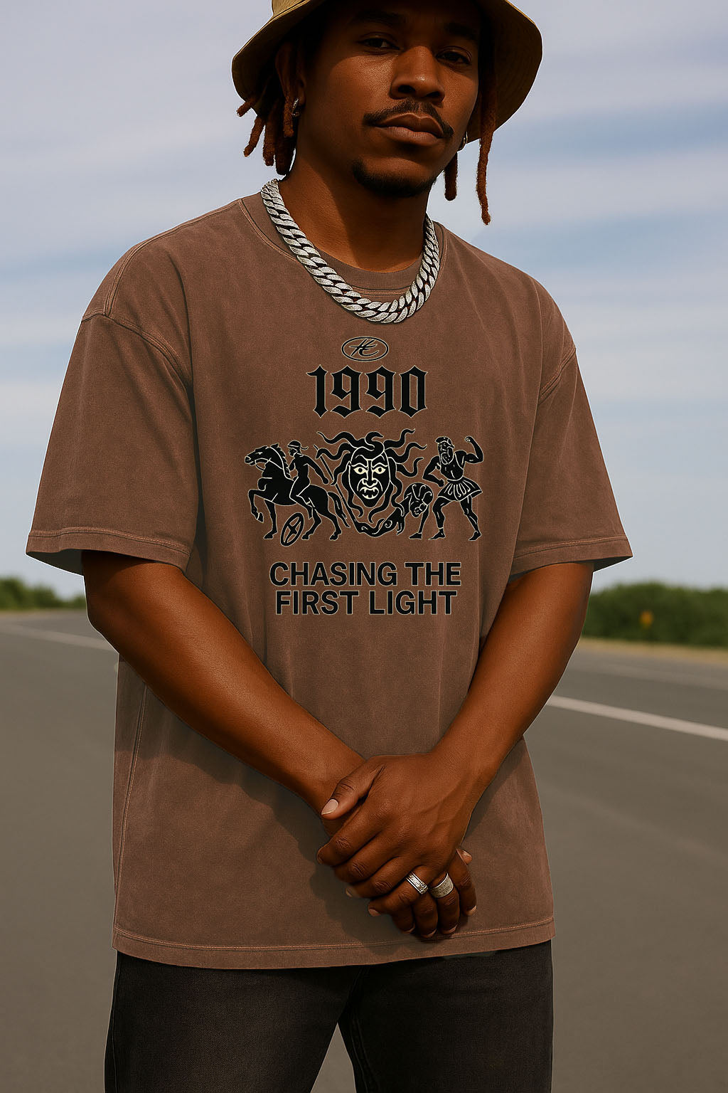 Men's "First Light Riders" Graphic Water Wash Tee