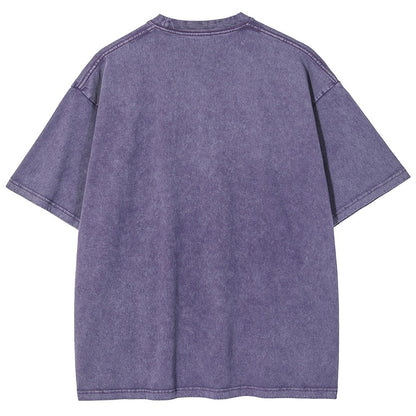 Skeletor & Grumpy Cat Vintage Graphic Tee – Washed