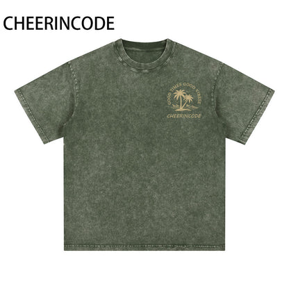 Men‘s “GOOD TIMES GOOD VIBES” Graphic Tee
