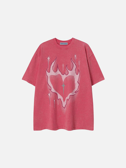 Aelfric Eden Love Flame Print Tee