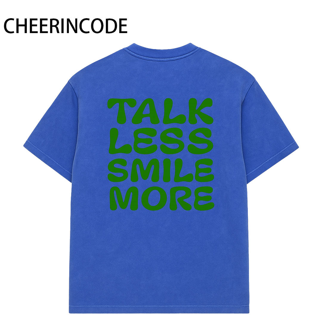 Men‘s Talk Less Smile More Graphic Tee