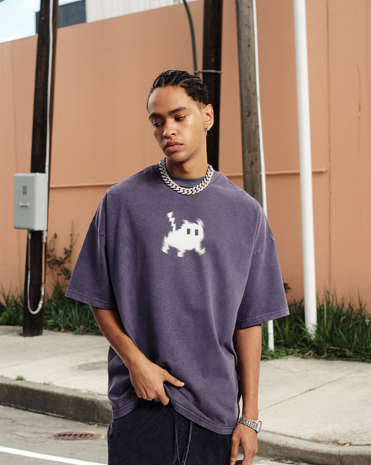 Glitch Vibes Graphic Tee – Electric Edition