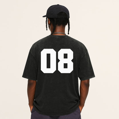 UNDERSTAND 08 Washed Varsity Graphic Tee