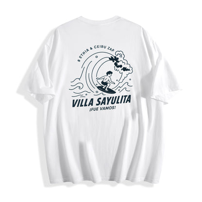 VILLA SAYULITA Surf Graphic Tee – Coastal Escape Edition