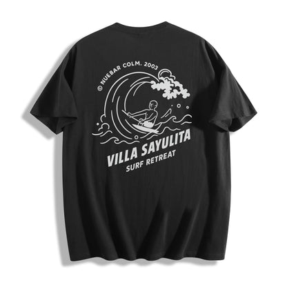VILLA SAYULITA Surf Graphic Tee – Coastal Escape Edition
