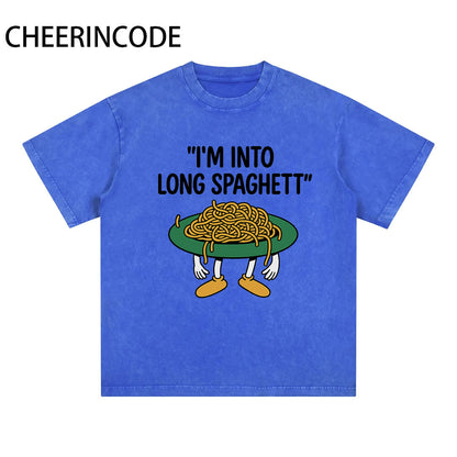 🍝 I'm Into Long Spaghetti Graphic Tee – Fun & Quirky Edition