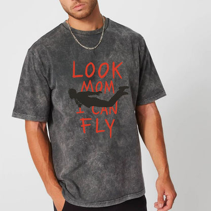 Street Attitude Printed Vintage Short Sleeve