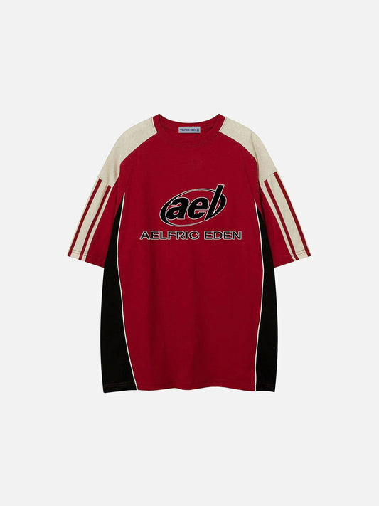Aelfric Eden Contrast Color Speedway Tee