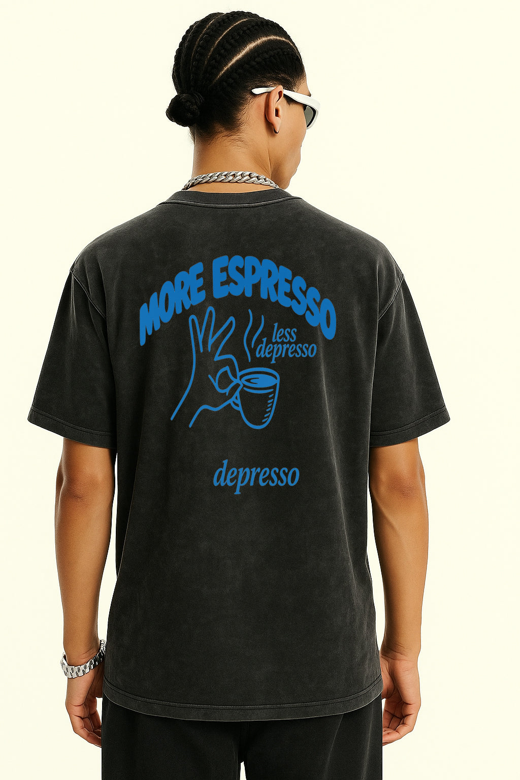 Men‘s Espresso Graphic Print Tee