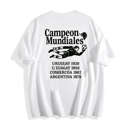 Campeon Mundiales World Champion Tee – Retro Soccer Edition