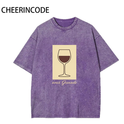 🍷 Sous Grenade Graphic Tee – Wine Lover's Edition