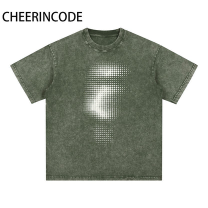 Dot Face Print T-Shirt