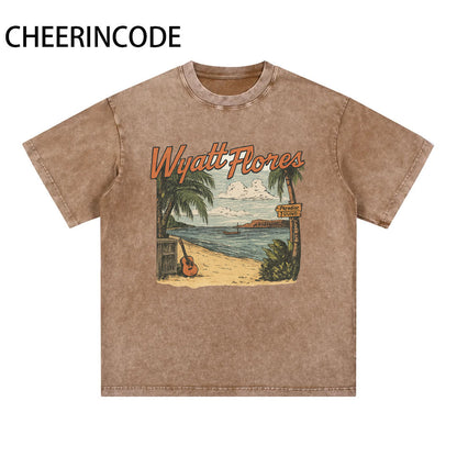 Women's "WYATT FLORES" Graphic Tee
