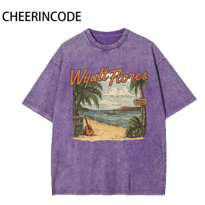 Women's "WYATT FLORES" Graphic Tee