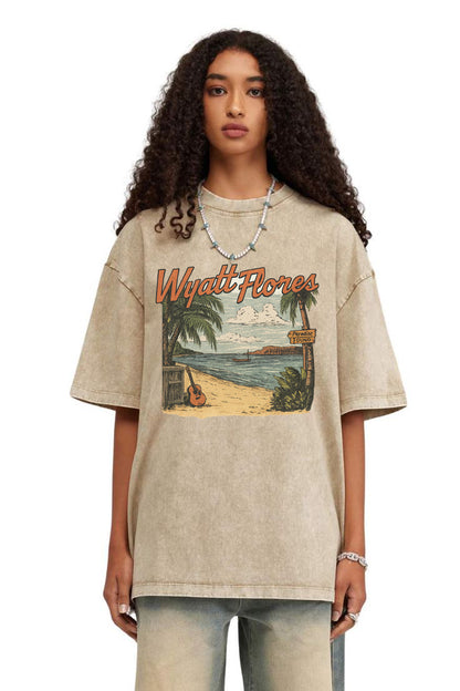 Women's "WYATT FLORES" Graphic Tee
