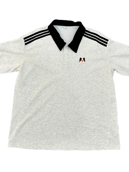 Fost Fish Women's Cat Embroidered Polo Tee