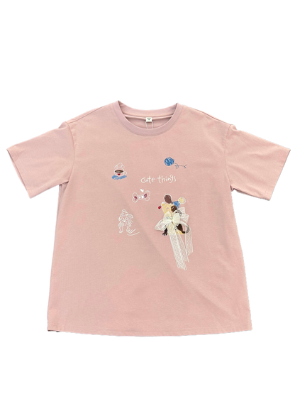 Fost Fish Women's Graphic Cartoon Tee