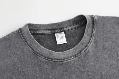 Soul Monologue Simple Letter Print Short Sleeve