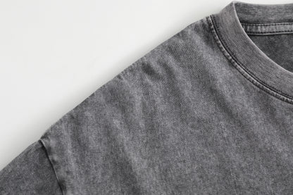 Soul Monologue Simple Letter Print Short Sleeve
