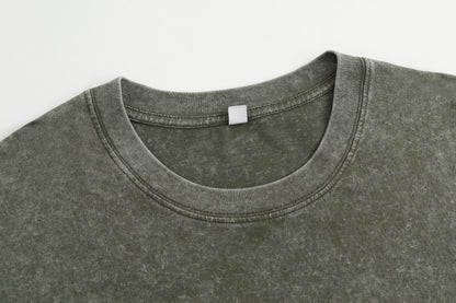 CHEERINCODE “Royal Denim Division” Washed Graphic Tee