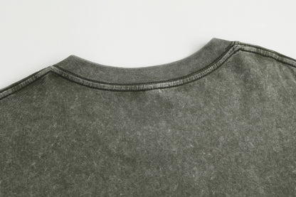 CHEERINCODE “Royal Denim Division” Washed Graphic Tee