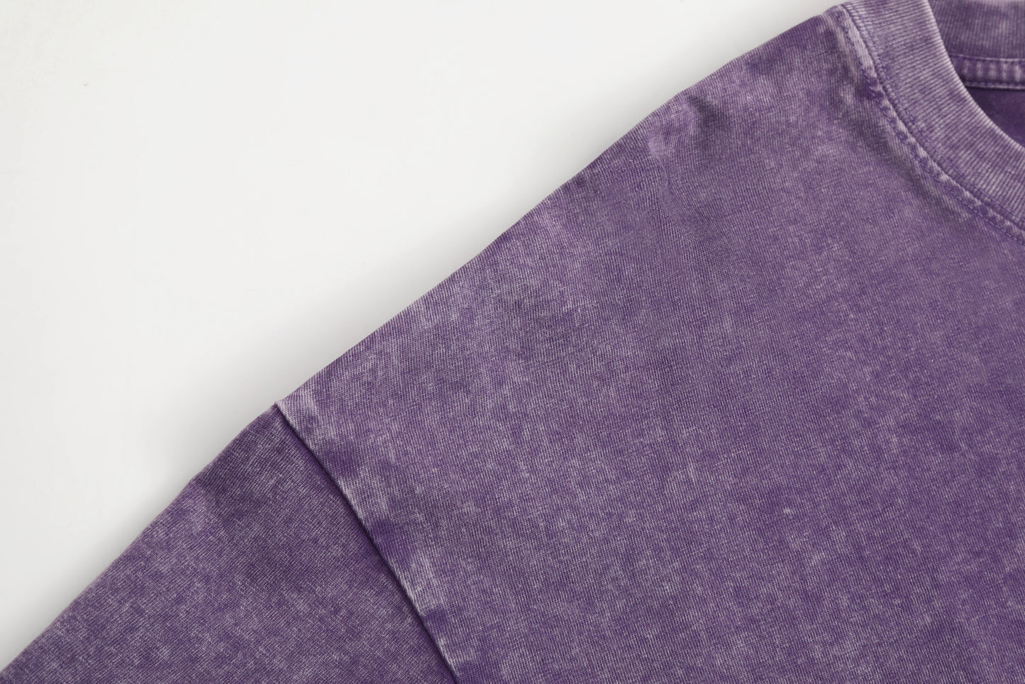 Ummer Grape Pattern Washed Short Sleeve