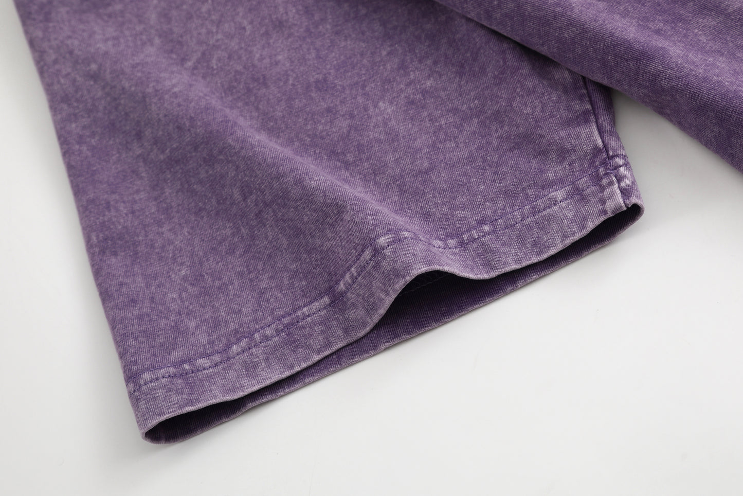 Ummer Grape Pattern Washed Short Sleeve