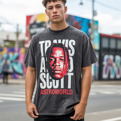 Travis Scott Astroworld Graphic Tee – Bold Artist Edition